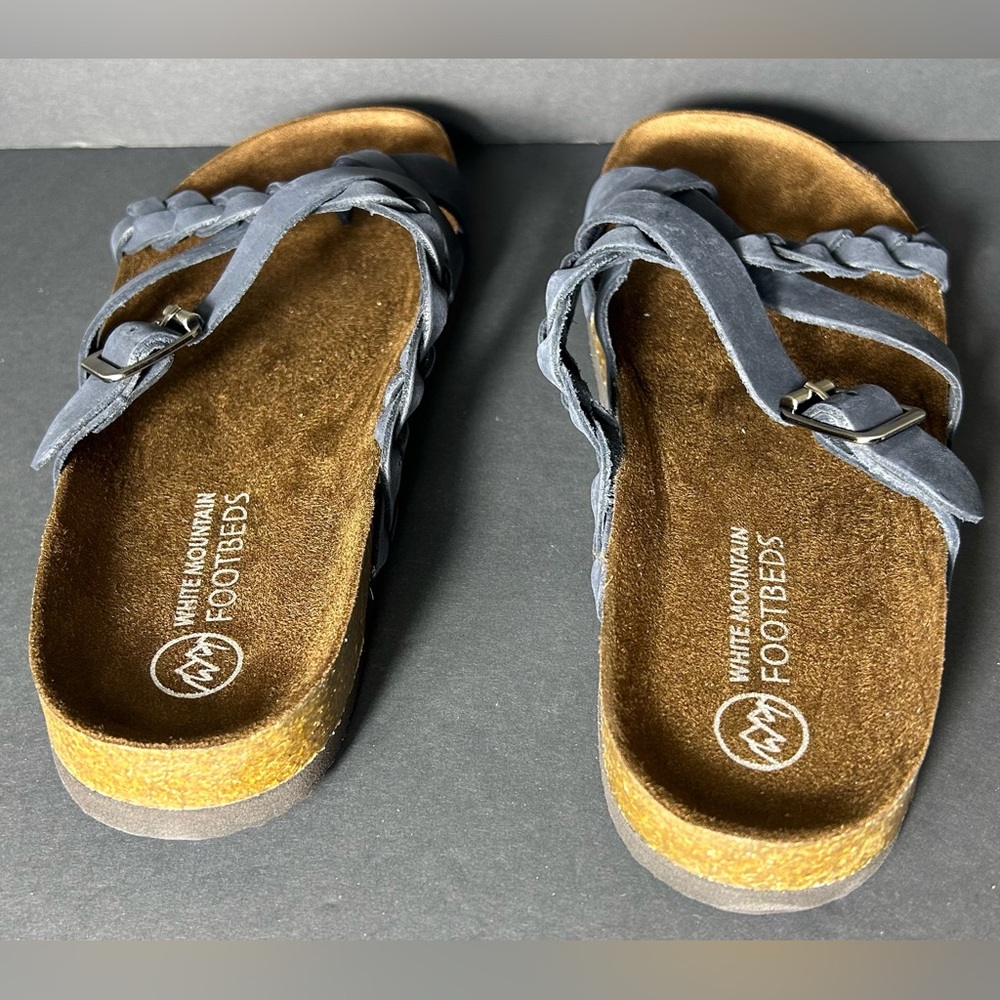 White Mountain - Women's Navy Sandals - Size 9 - Picture 4 of 9